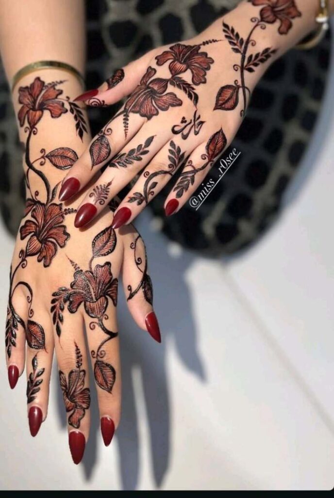  Minimal Arabic Mehndi 