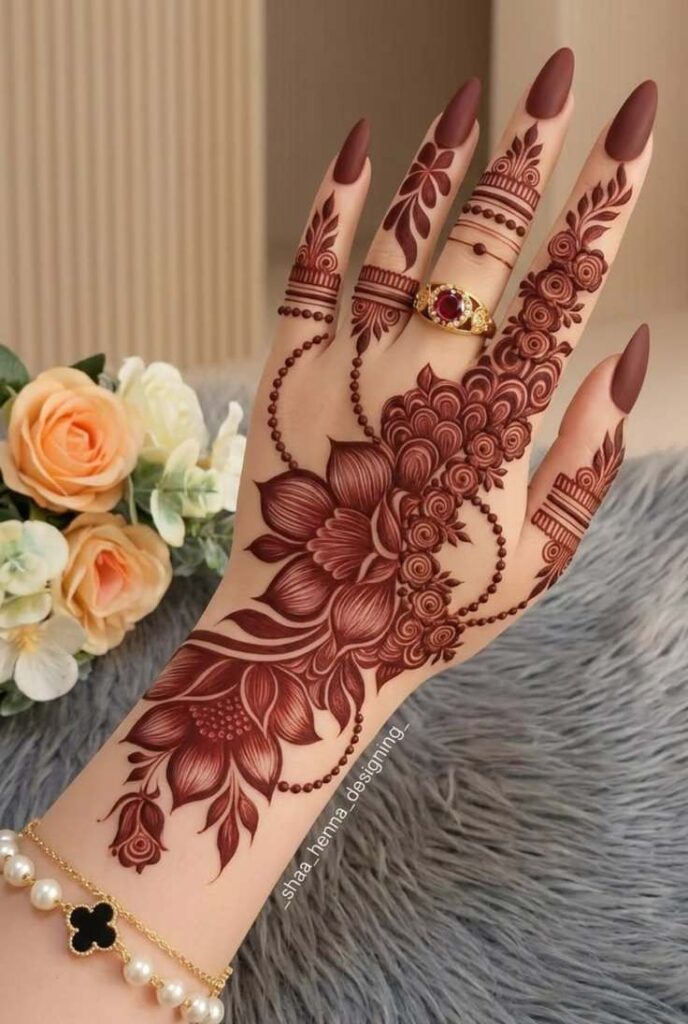 Classic Pattern Styles in Arabic Mehndi