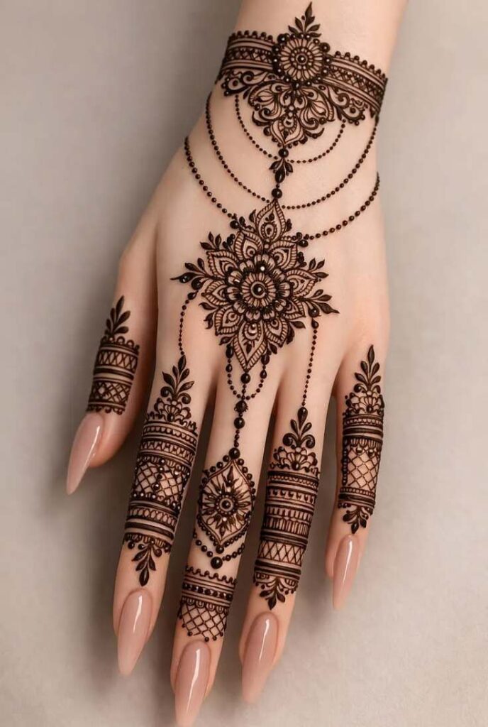 Modern Arabic Mehndi  Designes