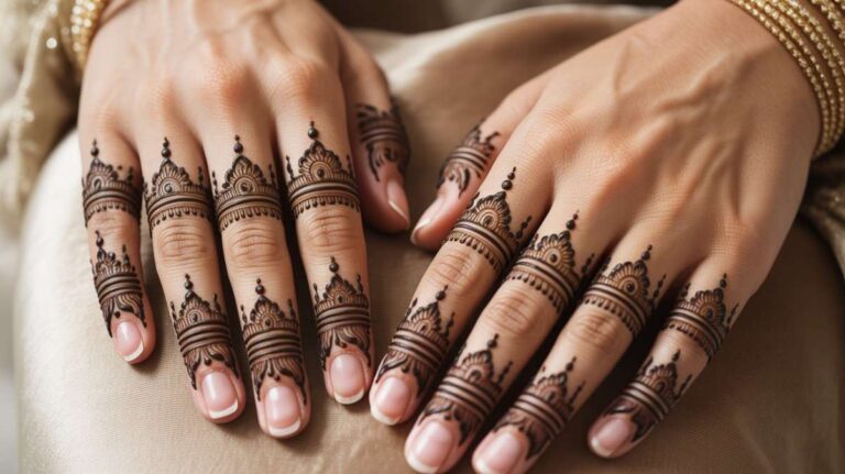 Royal Finger Mehndi Design Ideas That Will Make Every Hand Look Like It Is Wearing a Crown - Royal Finger Mehndi Design