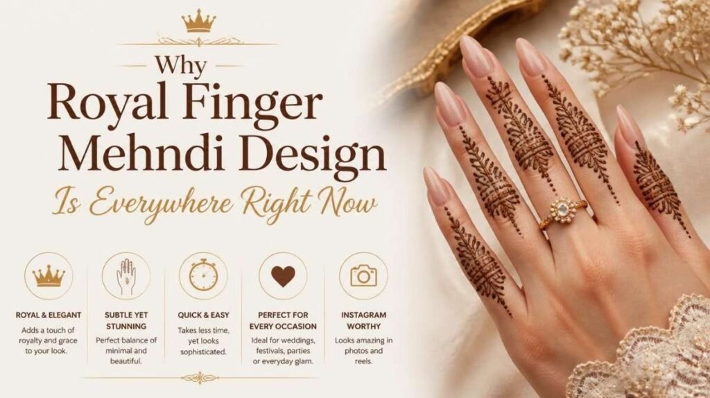 Why Royal Finger Mehndi Design Is Everywhere Right Now