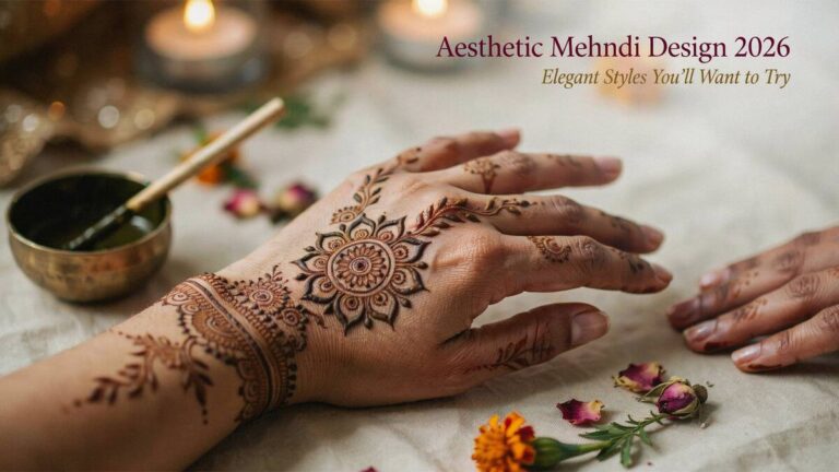Aesthetic Mehndi Design 2026 Elegant Styles You'll Want to Try - Aesthetic Mehndi Design