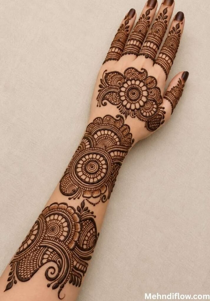 Beautiful Full Bangle Mehndi Design