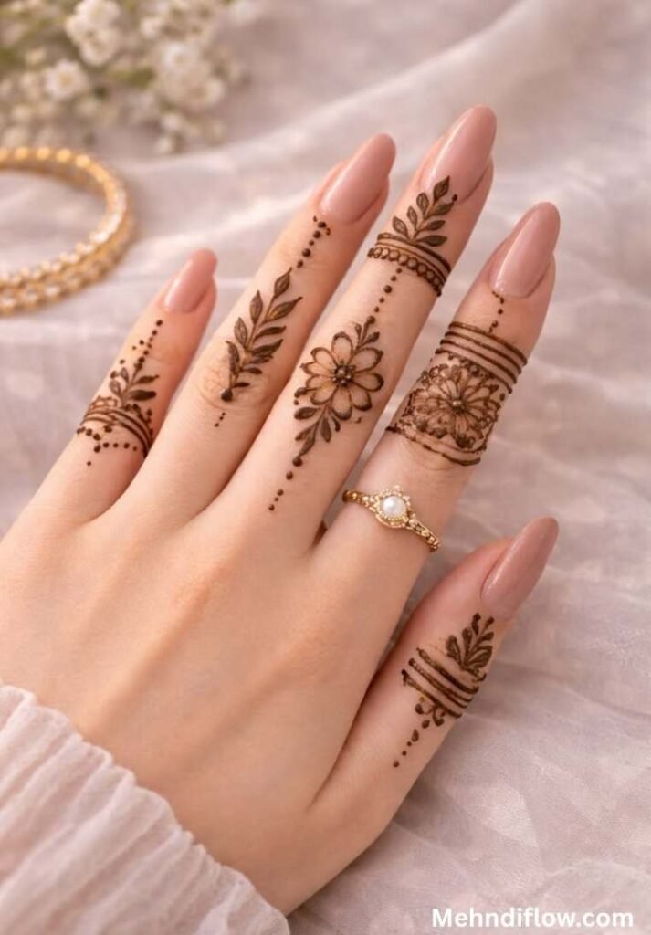 Finger Mehndi Design
