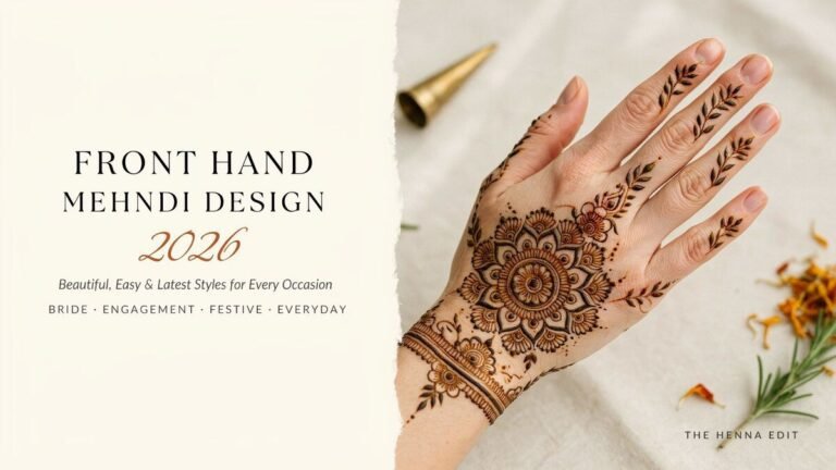 Front Hand Mehndi Design