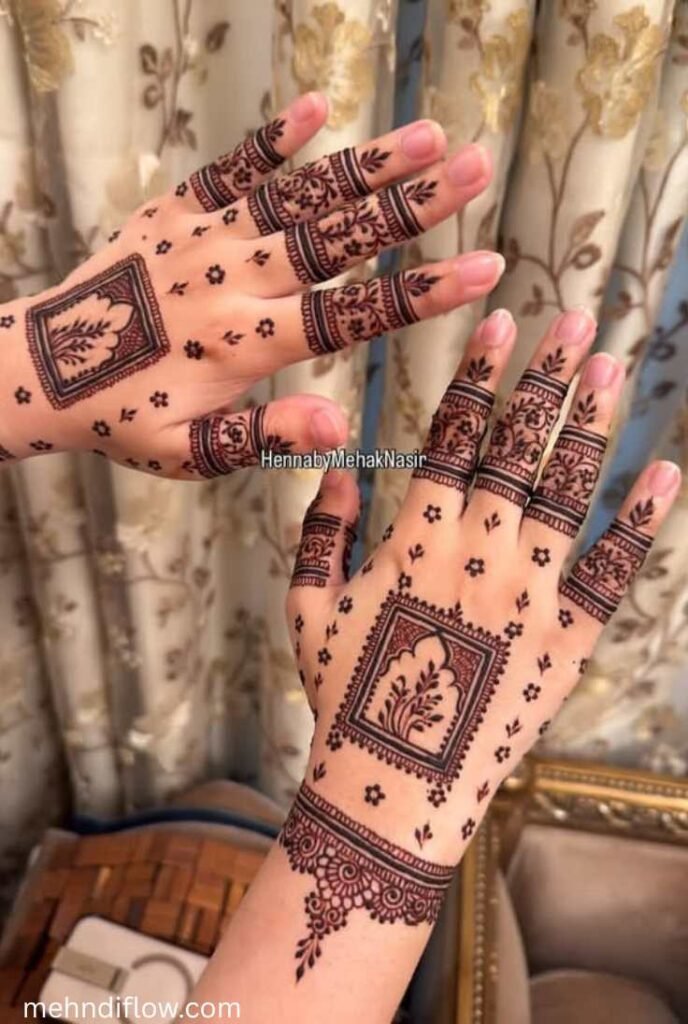 Bracelet and Ring Style Henna Pattern
