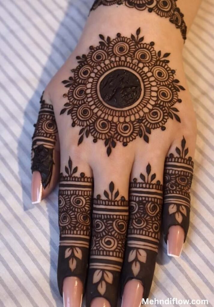 Back Hand Mehndi Design
