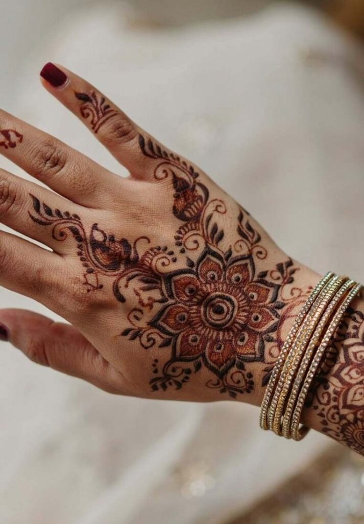 Portrait Mehndi Design