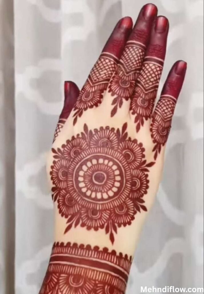 Simple Engagement Bangle Mehndi Design - Bangle Mehndi Design