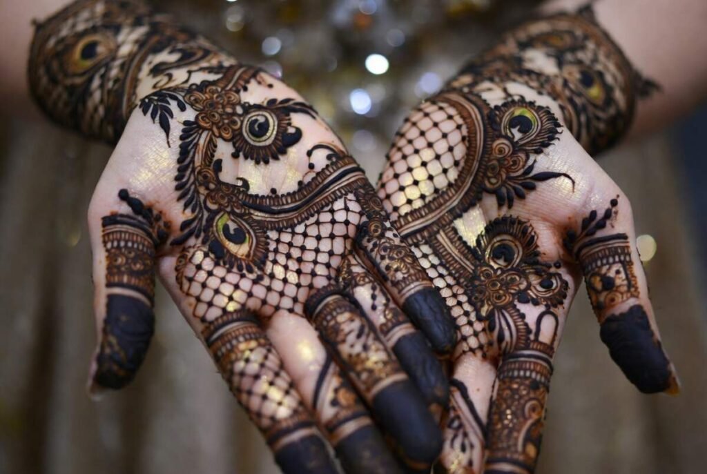 The Beauty Behind Royal Net Mehndi Patterns