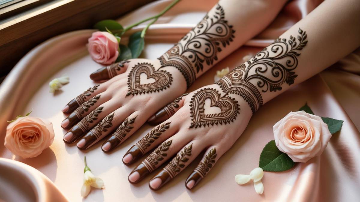 The Ultimate Guide to Romantic Love Heart Mehndi Designs for 2026 - Romantic Love Heart Mehndi Designs