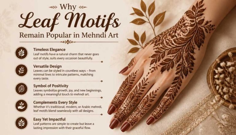 Unique Leaf Mehndi Design Ideas 2026 Elegant Nature-Inspired Patterns for Every Occasion - Unique Leaf Mehndi Design Ideas