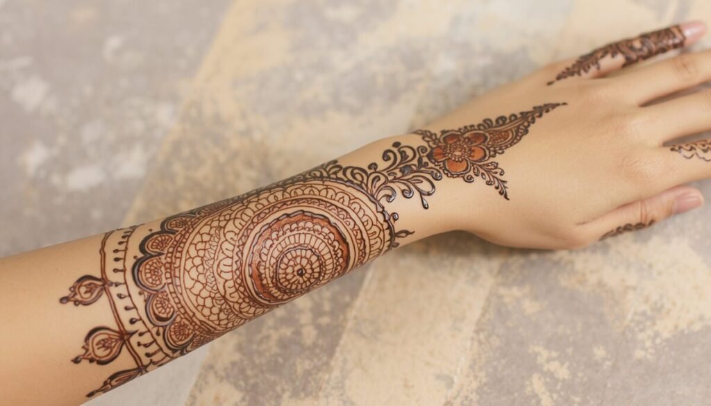 What Gives a Simple Arm Mehndi Design a Professional Look