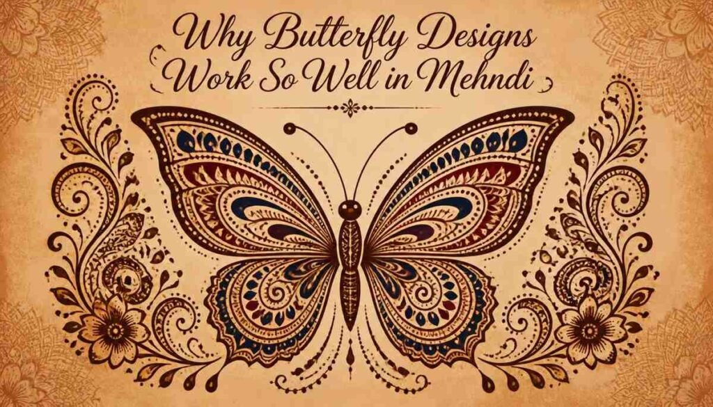 Why Butterfly Designs Work So Well in Mehndi-Butterfly Mehndi Design
