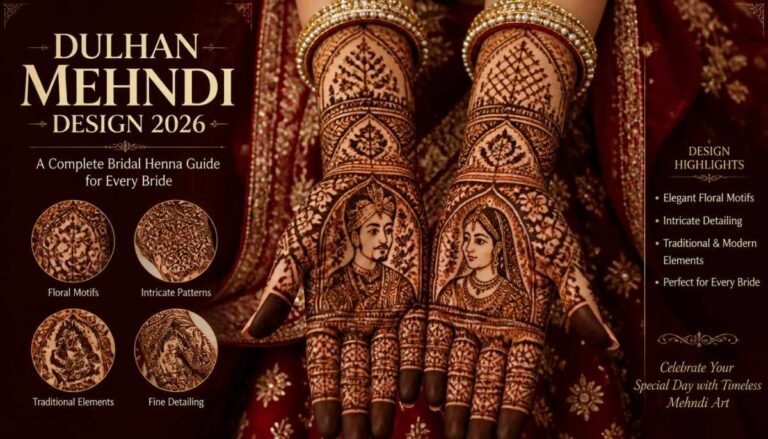 Dulhan Mehndi Design 2026 A Complete Bridal Henna Guide for Every Bride-Dulhan Mehndi Design