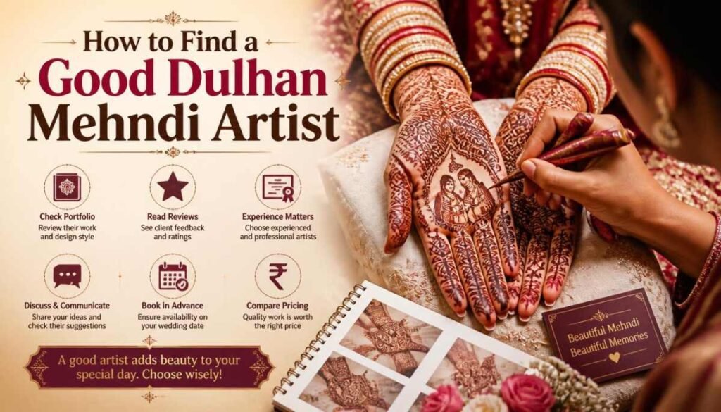 How to Find a Good Dulhan Mehndi Artist