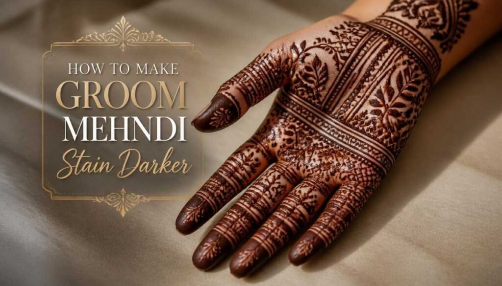 How to Make Groom Mehndi Stain Darker