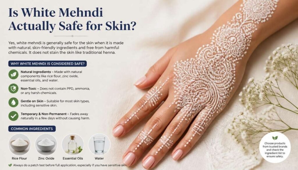 Is White Mehndi Actually Safe for Skin