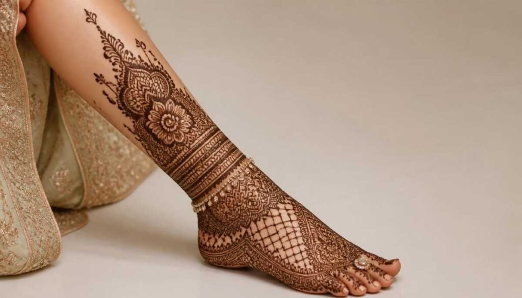 Modern Minimal Bridal Leg