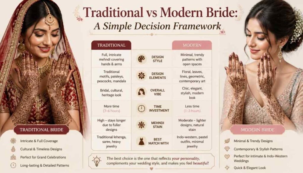 Traditional vs Modern Bride A Simple Decision Framework