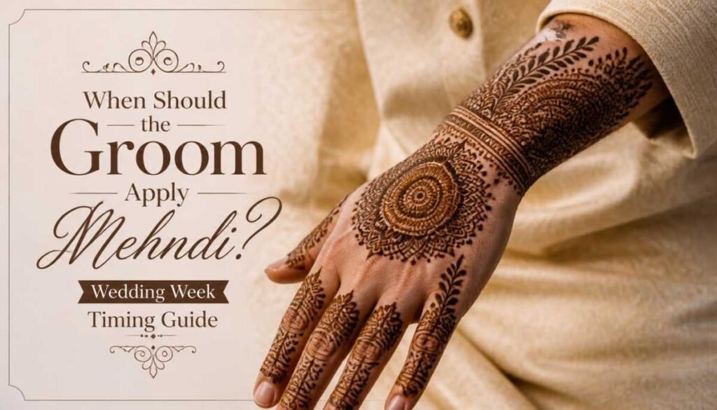 When Should the Groom Apply Mehndi Wedding Week Timing Guide