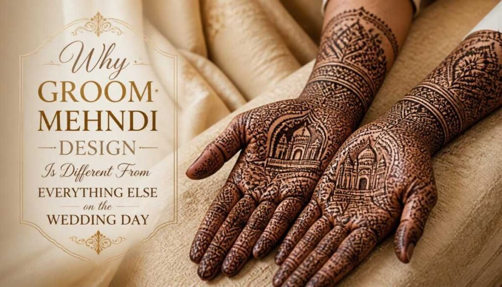 Why Groom Mehndi Design Is Different From Everything Else on the Wedding Day