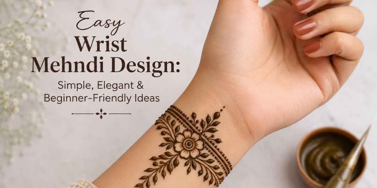 Easy Wrist Mehndi Design Simple,