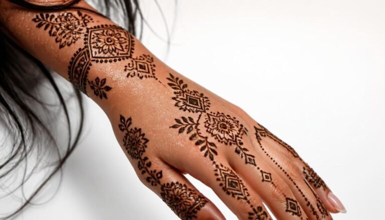 Minimalist Moroccan Mehndi Designs