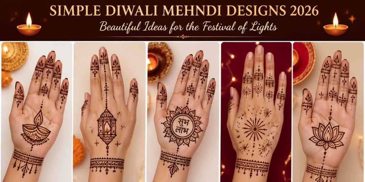 Simple Diwali Mehndi Design