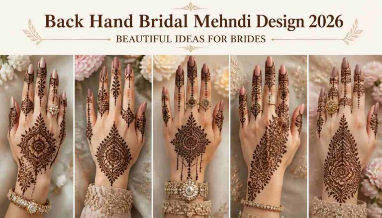 Back Hand Bridal Mehndi Design