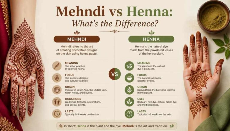 Mehndi vs Henna