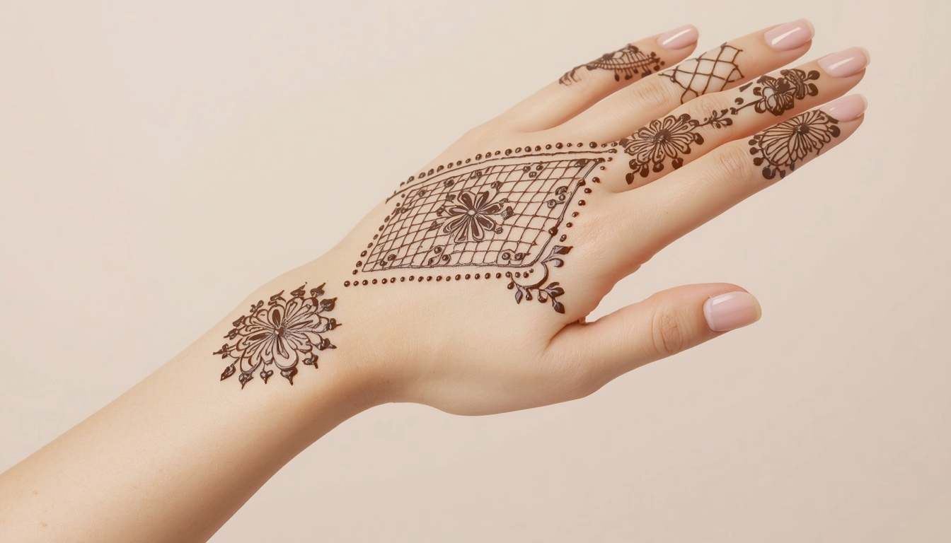 Net Mehndi Designs: Simple and Beautiful Jaal Mehndi Ideas
