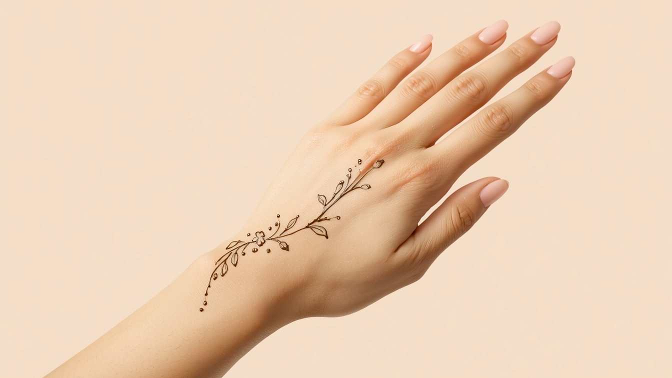 One Line Mehndi Designs