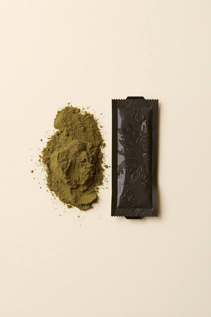 Natural henna and dark temporary tattoo products compared